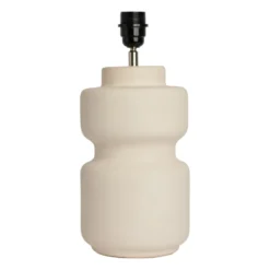 Evy lampfot 37 cm, White-ivory