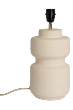 Evy lampfot 37 cm, White-ivory