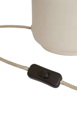 Evy lampfot 37 cm, White-ivory