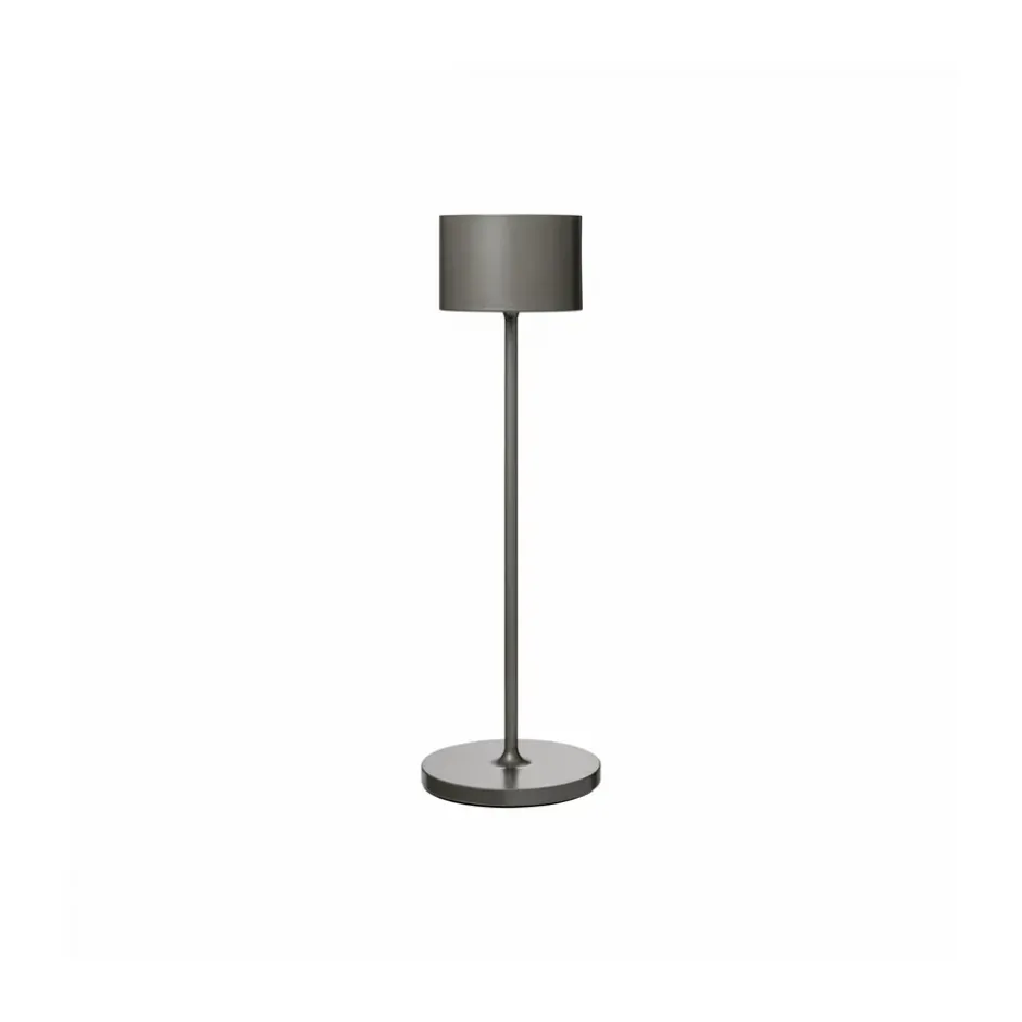 Farol mobil LED-lampa 33 cm, Burned Metal
