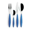 Feeling bestickset, Mediterranean blue, 24 delar