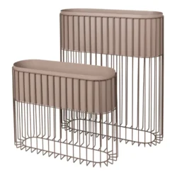 Fenja blomlåda set, Simply taupe warm grey