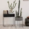 Ferm Living plant box, Black (svart)