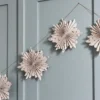 Festive girlang 3 M, Röd prickig