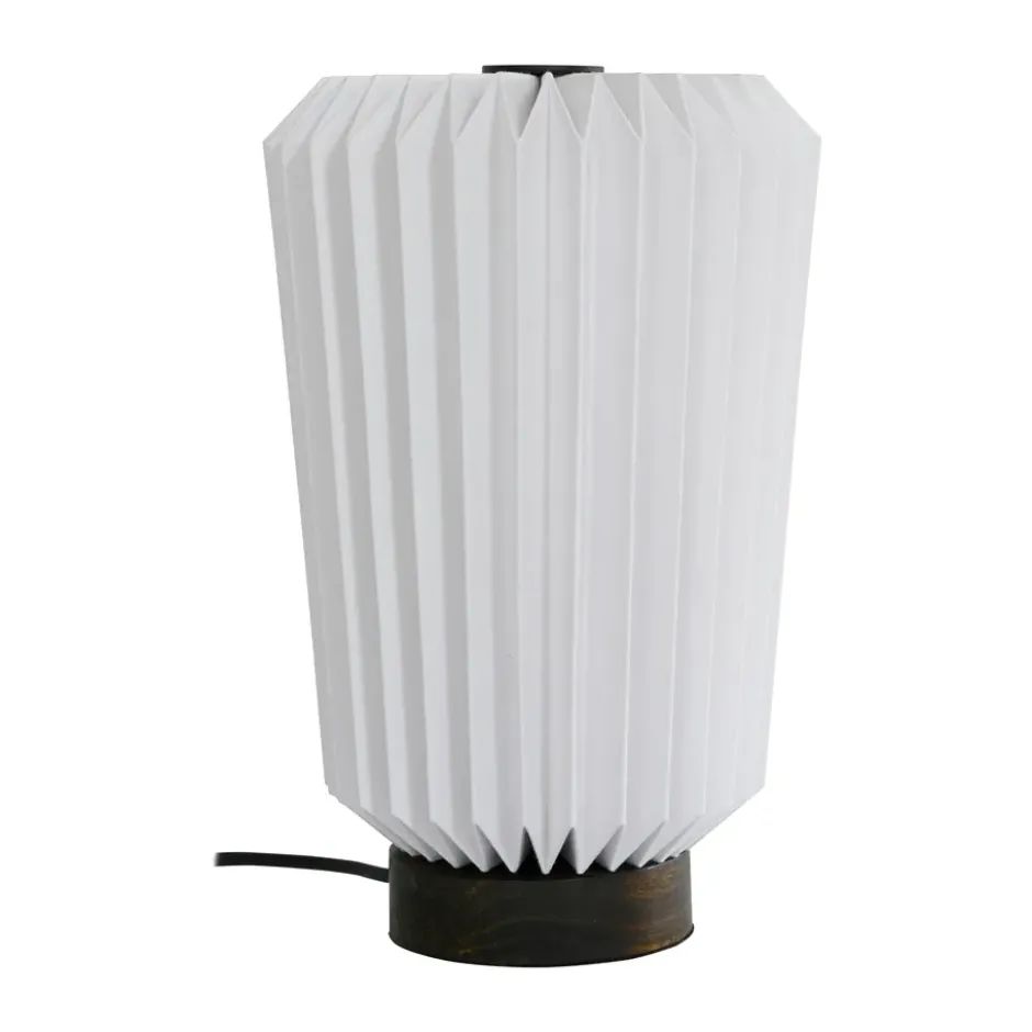 Filippa tabe bordslampa Ø20 cm, Vit-Svart