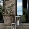 Firefly lanterna ljuslykta 25 cm, Soft Grey