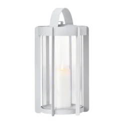 Firefly lanterna ljuslykta 35 cm, Soft Grey