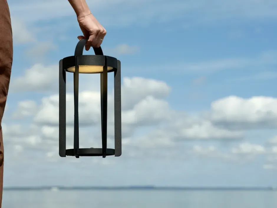 Firefly Lanterna portable LED-lampa, Black Aluminium