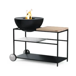 FIRE KITCHEN hjul till utekök, Svart, 2-pack
