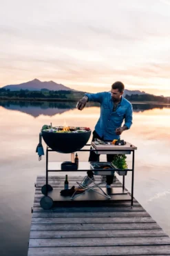 FIRE KITCHEN hjul till utekök, Svart, 2-pack