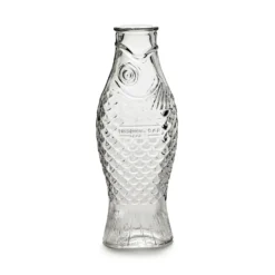 Fish & Fish glasflaska 85 cl, Transparent