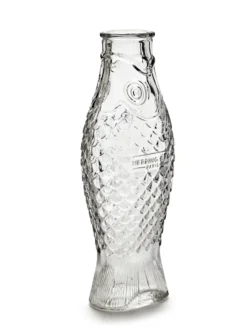 Fish & Fish glasflaska 85 cl, Transparent