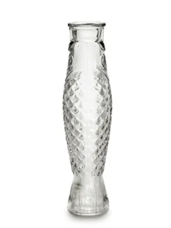 Fish & Fish glasflaska 85 cl, Transparent