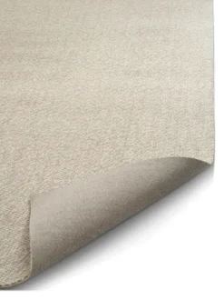 Fjellmyr matta med langett, Naturbeige, 400x400 cm