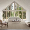 Fjellmyr matta med langett, Naturbeige, 300x400 cm