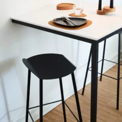 Flamingo Hippo barstol, Black-anthracite