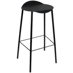 Flamingo Hippo barstol, Black-anthracite