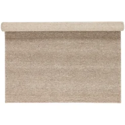 Flock ullmatta beige, 170x240 cm