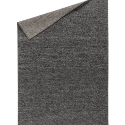 Flock ullmatta mörkgrå, 170x240 cm