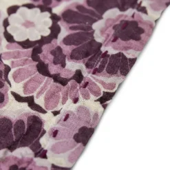 Floral bomullsservett 30x30 cm 2-pack, Burgundy