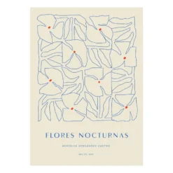 Flores Nocturnas 01 poster, 30x40 cm