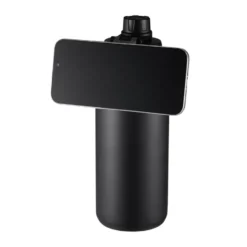 Flory vattenflaska dubbelvägg mobilmagnet 0,9 L, Svart-lila