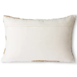 Fluffy kudde 35x55 cm, Vit-beige