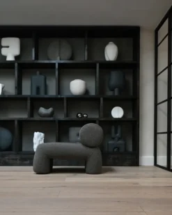 Foku Chair loungefåtölj, Deep taupe