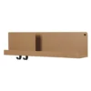 Folded hylla 63x16,5 cm, Burnt orange