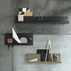 Folded hylla 29,5x40 cm, Grey