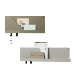 Folded hylla 51x22 cm, Olive