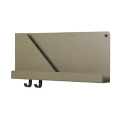 Folded hylla 51x22 cm, Olive