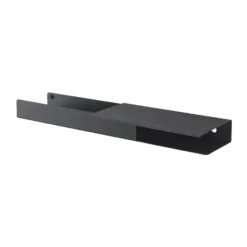 Folded platform hylla 62x5,4 cm, Black