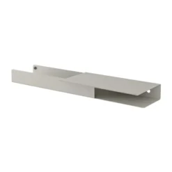 Folded platform hylla 62x5,4 cm, Grey