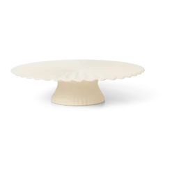 Fountain tårtfat Ø31 cm, Off white