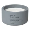 Fraga doftljus 25 timmar, Rose & White Musk-Flintstone