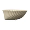 Frances serveringsskål M, Beige