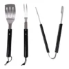 Fredde BBQ grillset 3 delar, Svart