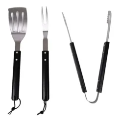 Fredde BBQ grillset 3 delar, Svart
