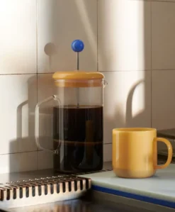 French Press Brewer presskanna 1 liter, Clear