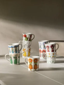 Fru Dill mugg med handtag, 40 cl