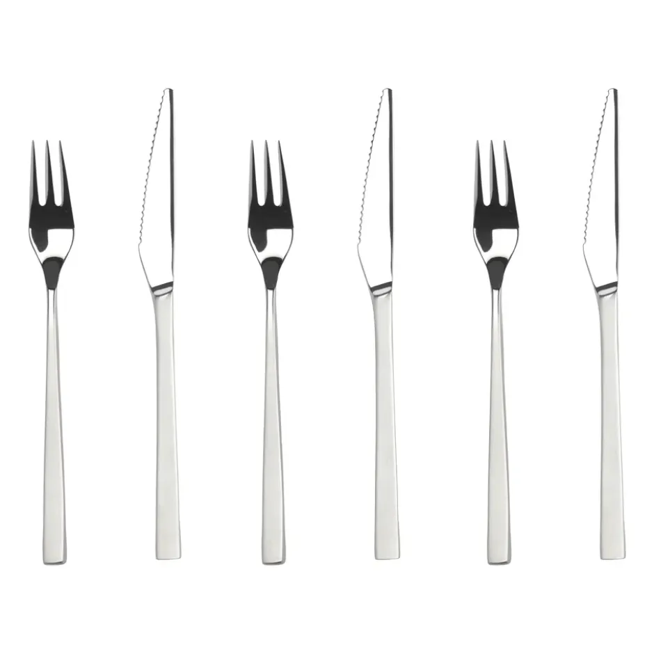 Fuga grillbestickset 12 delar, Rostfritt stål