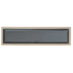 Fumiko tallrik 11,5x43 cm, Beige-black