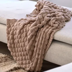 Gems pläd 130x170 cm, Simply taupe