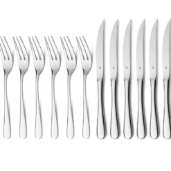 Geschenkidee grillbestick 12 delar, Rostfritt stål