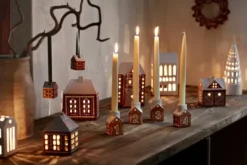 Gingerbread julhänge 5 cm 2-pack, Brun