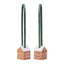 Gingerbread julhänge 5 cm 2-pack, Brun