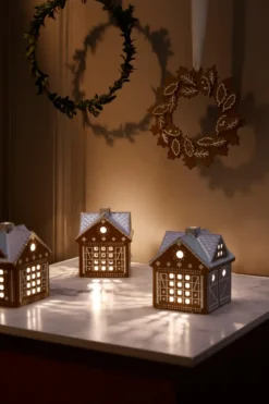 Gingerbread julkrans Ø18.5 cm, Brun