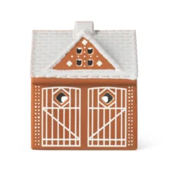 Gingerbread ljushus, Christmas barn 11,5 cm