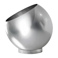 Globe blomkruka Ø30 cm, Silver